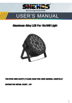 SHEHDS LED Par Light 18x18W User Manual