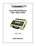 Electrosurgical Analyzer ESU-2300 User Manual