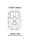 Trail camera A280 User Manual