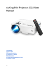 AuKing 2022 Mini Projector User Manual