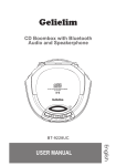 CD boombox BT-9228UC user manual