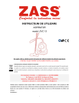 Zass ZVC 13 Manualul proprietarului