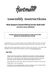 Eton Square Casual Dining 68816148 Assembly Instructions