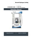 Hydrogen Fueling Standard Flow H35, H70 Operation Manual