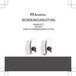Bedienungsanleitung f&uuml;r AFS E RIC/RITE H&ouml;rsysteme