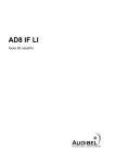 Guia do usu&aacute;rio Audibel AD8 IF LI