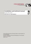 Instant water heater CDE 18-27 VarioSelect Installation manual