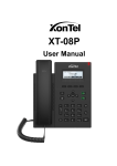 IP Phone XT-08P User Manual