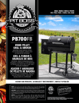 Pit Boss Wood Pellet Grill &amp; Smoker PB700FB User Manual