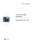 STERIS 7000-Series 12 Inch Urology Extension: AI Chat &amp; PDF