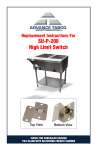 ADVANCE TABCO SU-P-208 Instructions: AI Chat &amp; PDF