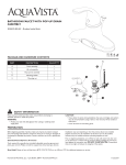 AquaVista 30-B410-BN-AV Bathroom Faucet: AI Chat &amp; PDF Access