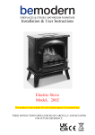 Be Modern 2602 Electric Stove: AI Chat &amp; PDF Access