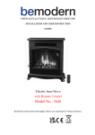 Be Modern 2646 Electric Stove: AI Chat &amp; PDF