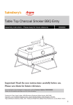 Argos Entry Charcoal Smoker BBQ: AI Chat &amp; PDF Access
