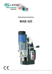 MAB 425 Operating Instructions | AI Chat &amp; PDF Download