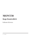 HPMONT MONT30 Kapı Kontrol&ouml;r&uuml;: AI Chat &amp; PDF Erişim