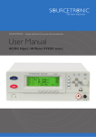 SOURCETRONIC ST9201 Hipot/IR Meter Manual | AI Chat