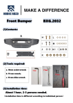 Hooke Road BXG.2032 Front Bumper: AI Chat &amp; PDF