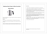 Classic Coffee Percolator: AI Chat &amp; PDF Access