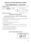 Emergency Lighting Installation Instructions: AI Chat &amp; PDF Access