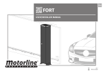 Motorline FORT Owner Manual
