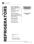 GE 16, 17, 18, 19, 22 Refrigerator Manual | AI Chat