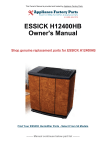 Essick Air H12 Series Humidifier Manual: AI Chat