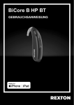Rexton BiCore B HP BT: Gebrauchsanweisung + AI Chat
