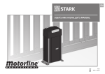 Motorline STARK Owner Manual