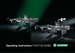 Altendorf F45, F45 Elmo Owner's Manual