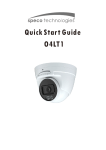 Speco O4LT2 4MP IP Turret Camera 2.8mm fixed lens Quick Start Guide