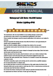 SHEHDS Retro 10x30W Amber LED Strobe Manual: AI Chat &amp; Instant PDF Access