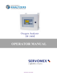 Servomex DF-340 E Oxygen Analyzer: AI Chat &amp; PDF Access
