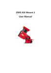ZWO ASI Mount 3 User Manual | AI Chat &amp; PDF Access