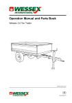 Wessex 3.0 Ton Trailer Manual | AI Chat &amp; PDF Download