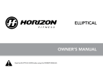 Horizon Syros 3.0 Elliptical Manual | AI Chat &amp; PDF Download