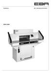 EBA 5560 Guillotine Manual | AI Chat &amp; PDF Download
