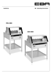 EBA 4860 &amp; 6660 Guillotine Manual: AI Chat &amp; PDF Download