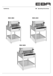 EBA 4855, 5255, 6655 Guillotines: Operating Instructions | AI Chat &amp; PDF Download
