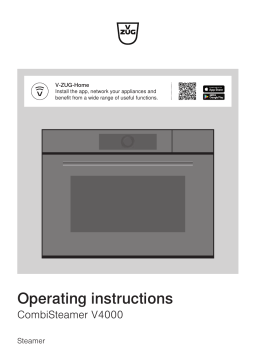 V-ZUG CombiSteamer V4000 Manual | AI Chat & PDF Download