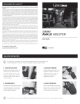 LOW-PRO Ankle Holster User Guide