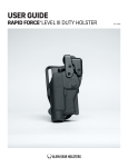 Alien Gear Rapid Force Level III User Guide | AI Chat &amp; PDF Download