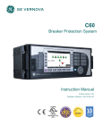 C60 Breaker Protection System Manual | AI Chat &amp; PDF Download