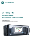 UR Family F35 Instruction Manual | AI Chat &amp; PDF Download